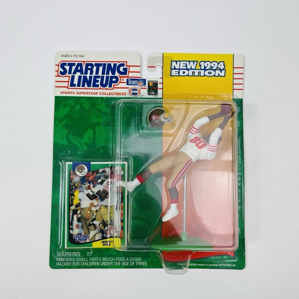 1994 Starting Lineup Superstar Collectible SF 49ers Jerry Rice Figurine